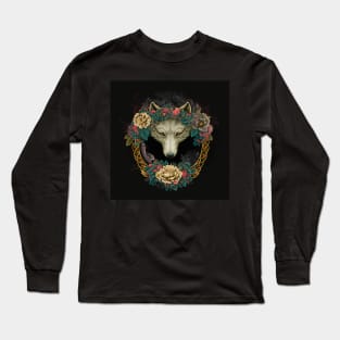 white Fox Long Sleeve T-Shirt